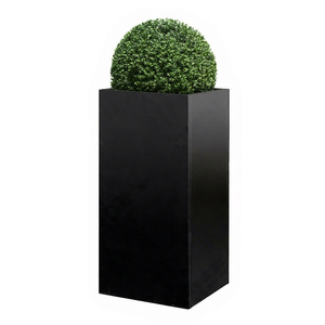 Versátil interior/exterior hogar jardín personalizable acero Metal maceta contenedor para exhibiciones de flores/Paisajismo/Decoración - Product Image 1