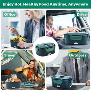 110v/12v Portable 3 en 1 réchauffeur de nourriture chauffant la boîte à lunch électrique, électrique - Product Image 5