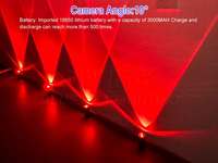 Projecteur LED Mini à Batterie en Aluminium 10W, Spot Unique pour Ambiance, DJ, Bar, Club, Hôtel, Événements - Prix Usine