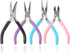 jewelry making tool pink pliers accessory factory supplies DIY crafted jewelry necklace series jewelry making tools