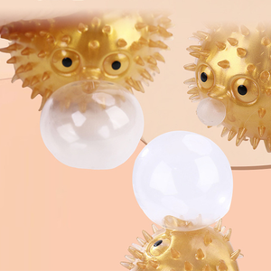 折りたたみ式シミュレーションダイビングフィッシュピンチトイ、クリエイティブな泡を吐き出す減圧おもちゃ、子供の水泳トレーニング＆遊び用ギフト - Product Image 5