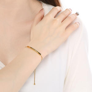 Pulseras de Acero Inoxidable CAIOOCHE, Diseño Romántico de Sueño de Amantes, Cadena Geométrica de Moda, Brazaletes <span class=keywords><strong>para</strong></span> Parejas, Regalo de Joyería <span class=keywords><strong>para</strong></span> el Día de San Valentín - Product Image 2