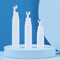 Rouleau en plastique sur la bouteille 5ml 10ml 15ml pompe Airless en plastique PP crème pour les yeux rouleau bouteille pour l'emballage de lotion pour la peau