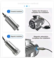 Capteurs sans fil OEM, accéléromètre intégré industriel, capteur de vibration du moteur Wifi