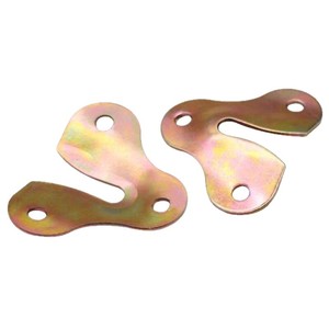 Three Hole Metal Slip <b>Hook</b> 48x42mm For Picture Frame Hanging Accessory Colored Arc Shape - Product Image 4
