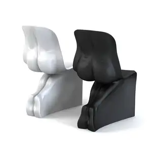 शीसे रेशा क्लासिक गर्म बिक्री आउटडोर फर्नीचर उसे उसके बन्स आँगन कुर्सी अद्वितीय आकार सफेद कुर्सी भोजन