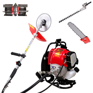 Desbrozadora y Cortacésped de Mochila de Grado Industrial, 55.7cc, Motor de 4 Tiempos, con Fuente de Alimentación de Gasolina para Recortar Césped - Product Image 3