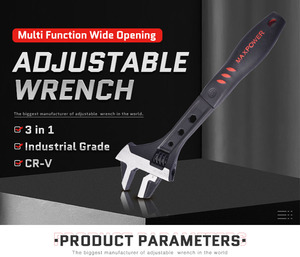 MAXPOWER-llave de tubo ajustable de alta resistencia, herramienta de fontanería de 10 "y 12" - Product Image 6