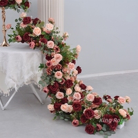 Elegante Luxuriöse Seiden-Weiße Künstliche Bodenblumen-Dekorationen Hochwertig Moderner Stil Handgefertigt Langlebig für Hochzeitslocations