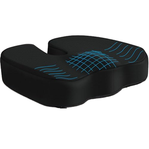 Coussin de siège ergonomique personnalisable <span class=keywords><strong>pour</strong></span> chaise de bureau et voiture, avec soutien orthopédique <span class=keywords><strong>pour</strong></span> les fesses et le coccyx, rembourrage 100% fibre de polyester - Product Image 3