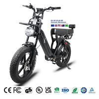 Vélo électrique tout-terrain VOMO X70 7 vitesses avec écran LCD, puissant vélo électrique à pneus larges pour les pistes de sable et de boue
