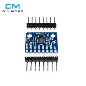 Mô-đun MPU-6050 GY-521 3V 5V DC IIC I2C MPU6050 Ba 3 Cảm Biến Con Quay Hồi Chuyển Tương Tự Ba Trục