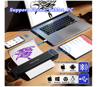 Impresora de Plantillas para Tatuajes Phomemo TP81, sin Tinta, Térmica, HD, Máquina de Transferencia de Tatuajes, Imprime Sombra Nítida para Tablet/Teléfono