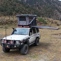 Tenda Atap Mobil Ringan Berbahan Aluminium ADA OVERLAND untuk Truk, Tahan Air, Tahan Angin, Glamping Keluarga, Camper Mobil