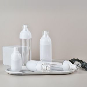 Botellas de suero de alta gama, botellas de tónico con pulverizador fino, dispensadores de loción PET con bomba, botellas vacías estilo IPSA para el cuidado de la piel. - Product Image 2