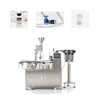 Machine de remplissage et de bouchage automatique haute productivité pour poudre de sirop sec 5g, cosmétiques, boissons, flacons et distribution de liquides lyophilisés