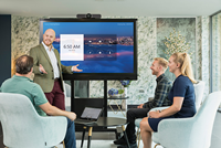 Fourniture de bureau 86 98 pouces Android/Win10 Touch All In 1 Smart Board Tableau blanc interactif avec caméra Mur de conférence numérique