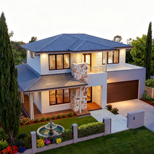 Modernas Villas de Dos Pisos de Acero Ligero para Zonas Rurales, Casas Autoconstruidas con Vista <span class=keywords><strong>al</strong></span> <span class=keywords><strong>Mar</strong></span> y Planos de Diseño Integrados - Product Image 6