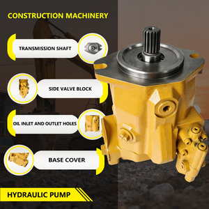 Pièce de rechange pour pompe hydraulique A10VO45DFR1 52R VSC12NOO S1021 pour pompe principale d'excavatrice - Product Image 2
