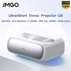 <span class=keywords><strong>Proyector</strong></span> JMGO O3 de Tiro Ultra Corto, Láser Tricolor RGB, 100 Pulgadas, 2+64GB, Compatible con Dolby Audio y MEMC, Cine en Casa - Product Image 1