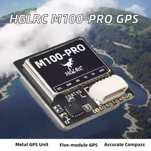 Module GPS métallique HGLRC M100-PRO avec boussole 5883 et positionnement à cinq modules pour avion RC FPV à voilure fixe DIY, fabriqué en Chine - Product Image 2
