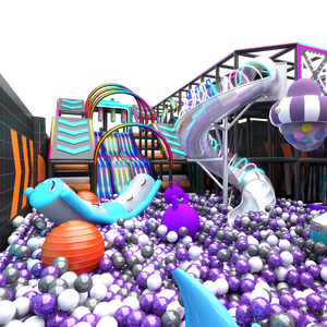 Aire de jeux intérieure complète et tendance, Ninja Academy, escalade sur roche volcanique, interactives, 3 ans, grande capacité (>500 kg) - Product Image 3