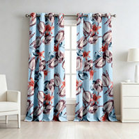 Cortinas Opacas Personalizables de Estilo Europeo-Americano para Dormitorio, con Alta Protección Solar, Exclusivas, con Impresión Digital, Modelo New Bay