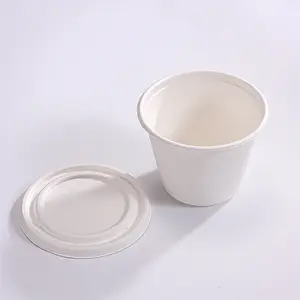 Sumkoka 생분해성 2 온스 뚜껑이 있는 일회용 봉가스 칠리 간장 컵