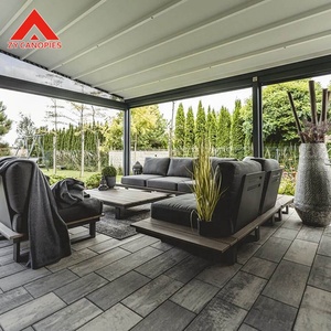 <span class=keywords><strong>6x3</strong></span> 6x4 6x5 Pare-soleil extérieur étanche à la pluie Pergola Protection UV en aluminium personnalisée en usine pour auvent de toit - Product Image 6