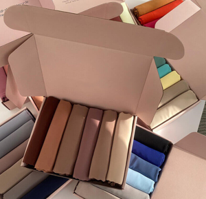 Shopping Online scarpe per abbigliamento in cartone ondulato con stampa kraft marrone - Product Image 2