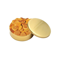 Boîte à gâteau ronde en forme de lune en métal pour la cuisson, ensemble de boîtes d'emballage pour gâteau à ressort de rêve de 10 pouces décoré de luxe personnalisé