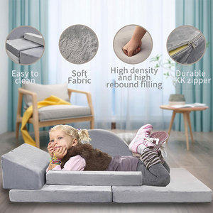 Children's <b>Sofa</b> Cushions High Density Foam DIY Combination Creative Seat For <b>Kids</b> Playroom - Product Image 1