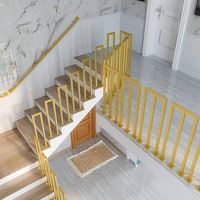 Offre Spéciale Golden Steps Banister Main courante Rail de sécurité Rampe d'escalier intérieur avec kit de support
