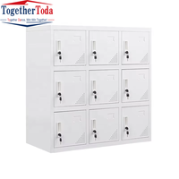 Armoire de rangement de casier en acier coloré en métal de petite taille ensemble d'organisateur de cartable fourni par l'usine pour les étudiants ou l'utilisation de gymnase