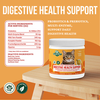 Compléments nutritionnels de santé OEMODM pour animaux de compagnie, prébiotiques, probiotiques, poudre multi-enzymes pour chiens et chats, soutien à la digestion quotidienne