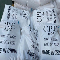 Plastifiant PVC, polyéthylène chloré CPE 135A pour modificateur d'impact PVC