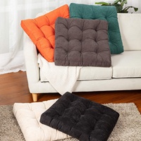 Gros pas cher grand carré extérieur coussin de chaise coussin de sol grand velours côtelé maison Tatami oreillers lombaires et coussins de siège