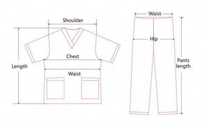 Private Label <b>Scrubs</b> Hospital Uniform <b>Sets</b> Fashion Custom Stretch Medical Nurse Uniform Medical <b>Scrubs</b> <b>Sets</b> - Product Image 6