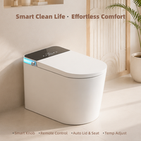WC intelligent haut de gamme avec bidet intégré, chasse d'eau Tornado, glaçure antibactérienne, pour suites hôtelières et usage commercial