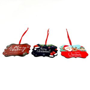 Actividades de artesanía para niños Navidad Bienes raíces Mesa de arena Decoración Sublimación Mdf en blanco Casas de Navidad Adornos - Product Image 1