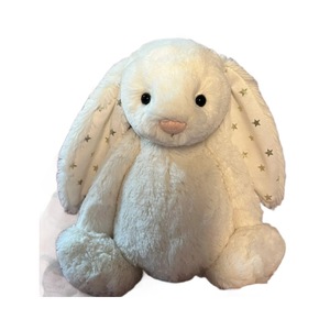 ตุ๊กตากระต่ายหูดาว<span class=keywords><strong>สี</strong></span>ขาว/เทา น่ารัก สนุกสนาน ของเล่นตุ๊กตาขนสั้นนุ่มสบาย ของขวัญสำหรับเด็ก ขนาด 31-50 ซม. บรรจุฟองน้ำ - Product Image 5
