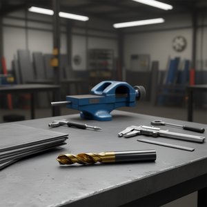 Foret hélicoïdal HSS-Co 9,8 mm, revêtement TiN, auto-centrant pour le perçage du métal - Product Image 3