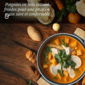 Ensemble de casseroles en aluminium de haute qualité, revêtement en céramique marbrée moderne, 10 pièces, compatible induction - Product Image 3