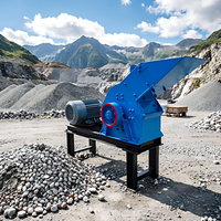 Concasseur à marteaux portable de petite taille, nouvelle génération, avec moteur AC, haute efficacité, pour le concassage de pierres et de roches dans l'exploitation minière de l'or