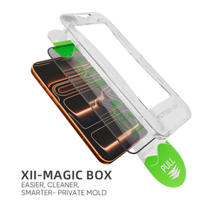 Protector <span class=keywords><strong>de</strong></span> Pantalla <span class=keywords><strong>de</strong></span> Vidrio Flexible Irrompible, Fácil <span class=keywords><strong>de</strong></span> Instalar, Magic Box para <span class=keywords><strong>iPhone</strong></span> 18Pro / 18 Pro Max/ 17 16 15 14 13 <span class=keywords><strong>12</strong></span> - Product Image 2