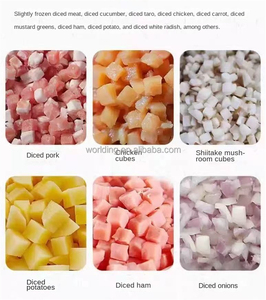 Machine commerciale entièrement automatique pour couper en dés les fruits, légumes et <span class=keywords><strong>poulet</strong></span>, idéale pour les radis, <span class=keywords><strong>pommes</strong></span> <span class=keywords><strong>de</strong></span> <span class=keywords><strong>terre</strong></span>, <span class=keywords><strong>champignons</strong></span> et gingembre - Product Image 5