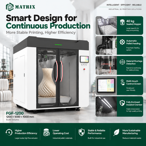 เครื่องพิมพ์แบบ Additive Manufacturing ขนาดใหญ่ FGF สำหรับการผลิตต้นแบบในโรงงาน ขนาด 1200×1000×1000 มม. - Product Image 2