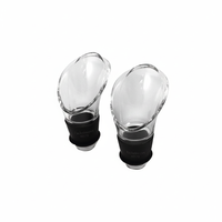 Ensemble de becs verseurs classiques en cristal, verseur à vin et carafe en verre borosilicate pour boissons, coffret cadeau 144 vins A
