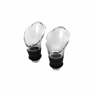 Lot de 2 becs à décanter en cristal classique Logo personnalisé Verseur à vin et carafe en verre borosilicate pour boissons Cadeaux-Lot de 144 - Product Image 2
