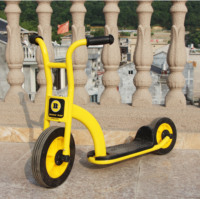 Trottinette à 2 roues pour enfants, trottinette à pousser avec cadre en métal pour enfants, jouet d'extérieur pour la maternelle et la préscolaire